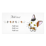 Écaille (chat d'écaille) cartes avec photo