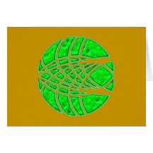 Échantillon de milieux pattern circles cartes de vœux