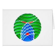 Échantillon de milieux pattern visage circles face carte