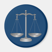 Échelles de justice aimants pour réfrigérateur