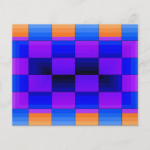 Échiquier de couleur de spectre d'illusion optique tract personnalisé