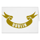 echt-band-Dublin Wenskaart