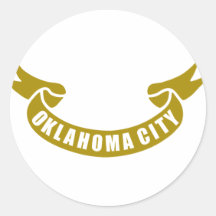 echt-band-Oklahoma-stad Stickers