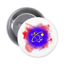 Éclaboussure grunge nucléaire pin's