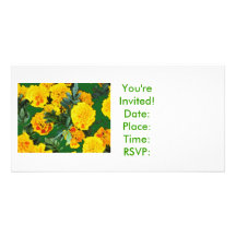 Éclaboussure jaune, vous êtes invités ! Date : End Cartes Avec Photo