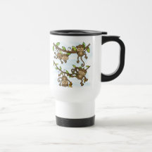 Éclat de singe tasse à café