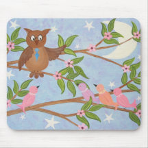 École de vol - Mousepad lunatique Tapis De Souris