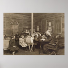 École par Lewis Hine, 1921 Posters