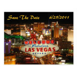 Économies de bande de Las Vegas la carte postale d