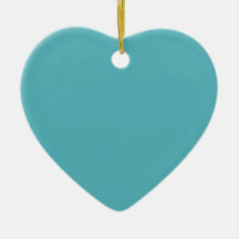 Économies de bleu de fontaine l'ornement de coeur 