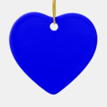Économies de bleu l'ornement de coeur de date