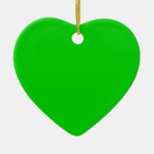 Économies de vert l'ornement de coeur de date