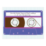 Économies indépendantes de Mixtape (indigo/pourpre Carte Postale