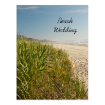 Économies naturelles de mariage de plage la carte 