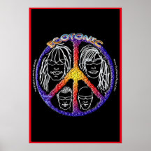 ECOTONIC het Poster van het Logo van de schets!