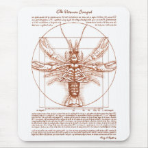 Écrevisses Mousepad de Vitruvian Tapis De Souris