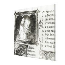 Écriture de Marie De France Impression Sur Toile