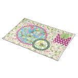 Écrous et ketmie Placemat de gomme Sets De Table