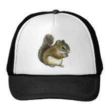 Écureuil de bébé casquette de camionneur