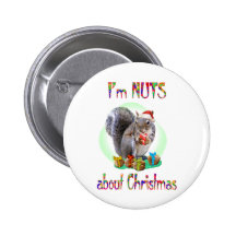 Écureuil de Noël Pin's