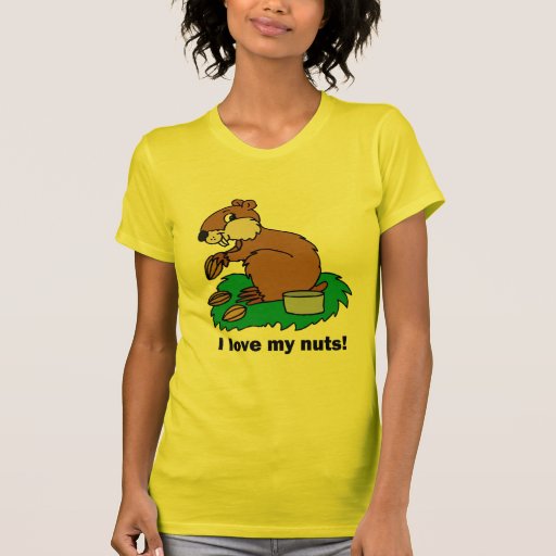 Écureuil drôle t-shirts