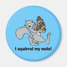 Écureuil hilare magnets pour réfrigérateur