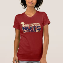 Écureuils sur le champ, écrous dans la pirogue - f t-shirt