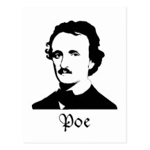 Edgar Allen Poe Carte Postale