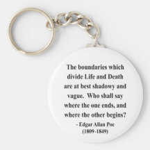 Edgar Allen Poe Quote 10a Sleutelhangers