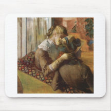 Edgar Degas - au papier de pastel des modistes 188 Tapis De Souris