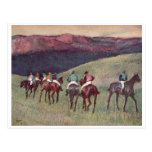 Edgar Degas - chevaux de course formant 1894 cheva Carte Postale