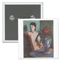 Edgar Degas - femme assise avec le portrait 1872 d Badges Avec Agrafe
