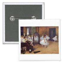 Edgar Degas - huile 1872 de ballerine de danseur d Pin's