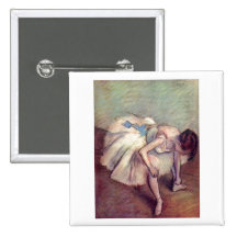 Edgar Degas - pastel 1881-83 de bout droit de ball Badges