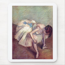 Edgar Degas - pastel 1881-83 de bout droit de ball Tapis De Souris
