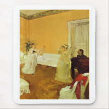 Edgar Degas - portrait Marcellin Desboutin 1872-73 Tapis De Souris