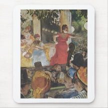 Edgar Degas - robe 1876-77 rouge de femme de conce Tapis De Souris