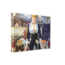 Edouard Manet - Bar in folies-Bergere Canvas Prints