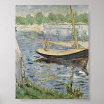 Edouard Manet - la Seine à Argenteuil Posters