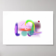 Een kikker poster