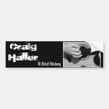 Een korte Bumper van de Geschiedenis Bumpersticker