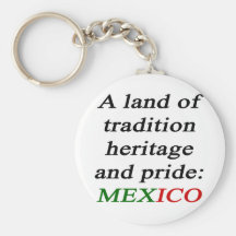 Een land van de Erfenis en Trots Mexico van de Tra Sleutel Hanger