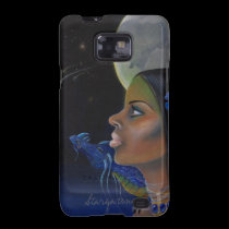 Een meisje en haar draaksterrenkijkerij casemate hoesje
