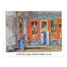 Een salon door Joseph Mallord William Turner Wens Kaart
