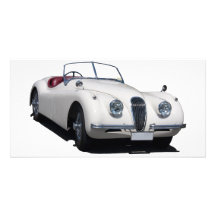 Een sportwagen van Jaguar XK120 Foto Wenskaarten