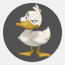 Eend op een Sticker