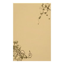 Eenvoudige BloemenWerveling Briefpapier