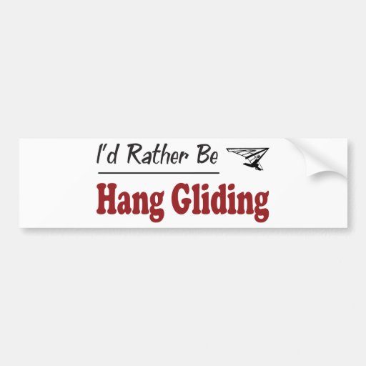 Eerder ben Deltavliegen Bumperstickers