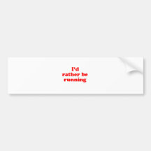 eerder lopend bumpersticker