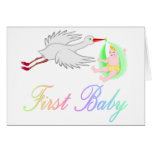 Eerste Baby (Ooievaar) Wenskaarten